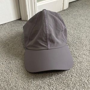 Lululemon gray/purple hat.